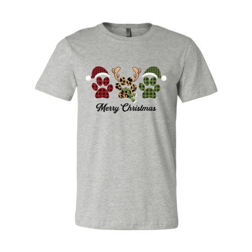 Paw Merry Christmas Unisex T-shirt