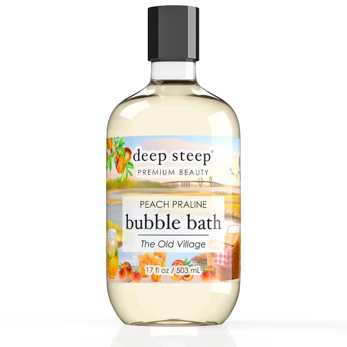 17oz Bubble Bath- Peach Praline- Deep Steep