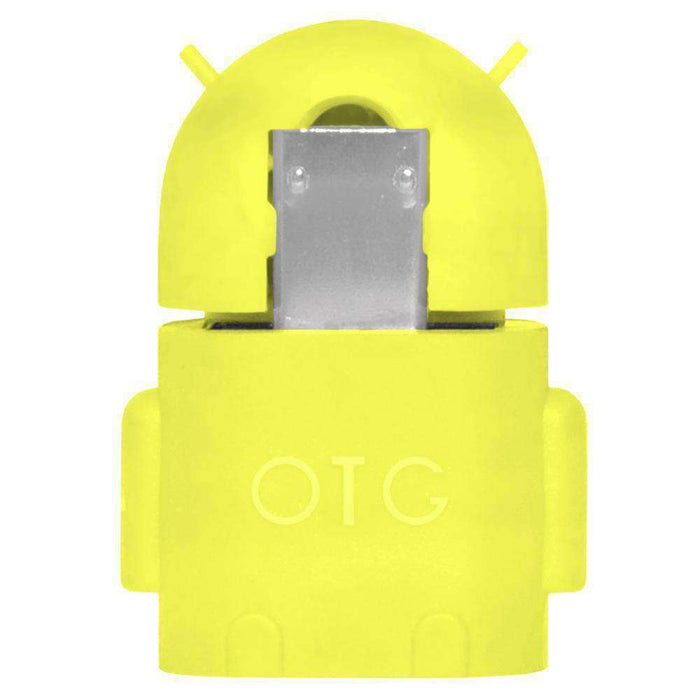 Android Robot Shape Micro USB OTG Adapter (Random Color)