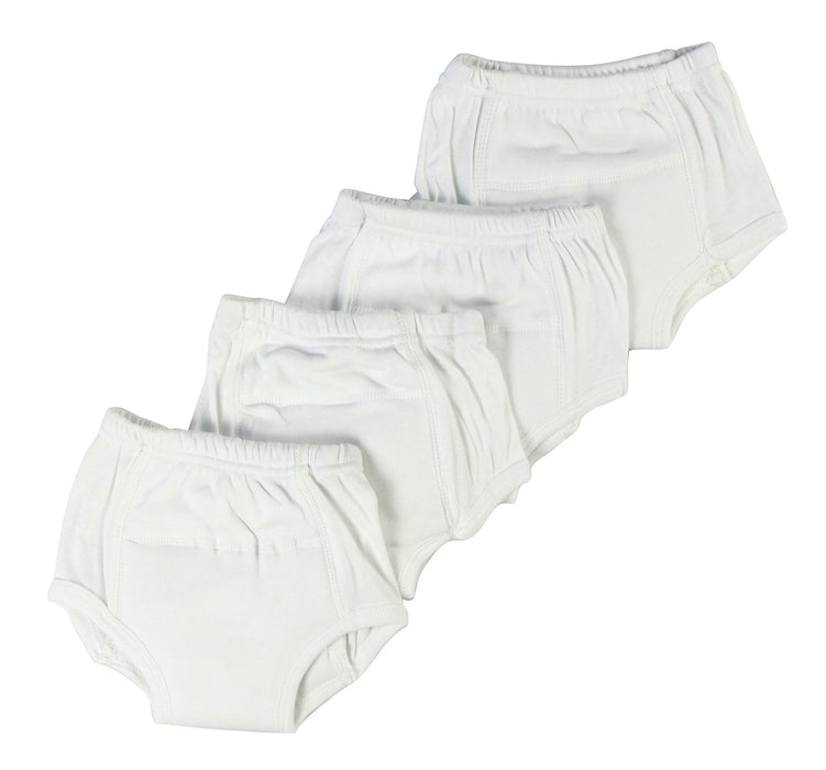 White Training Pants 4-Pack - Soft and Cozy Layette Set for Newborns