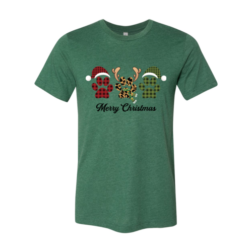 Paw Merry Christmas Unisex T-shirt