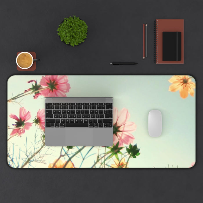 Flowers In The Field Desk Mat: Elevate Your Gaming and Workstation Aesthetics