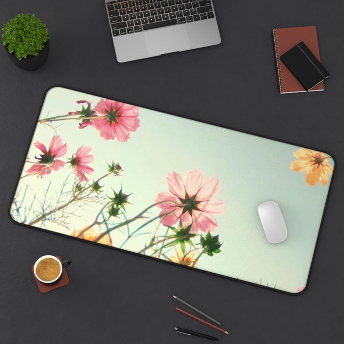 Flowers In The Field Desk Mat: Elevate Your Gaming and Workstation Aesthetics