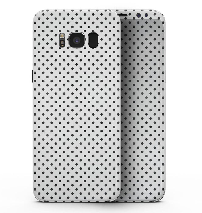 Design Skinz Black and Gray Fade Polka Dots Full-Body Skin Kit for Samsung Galaxy S8