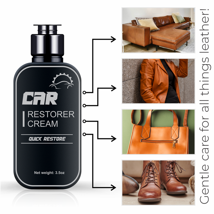 Car Restorer Cream | Auto Leather & Plastic Refurbishment Paste
