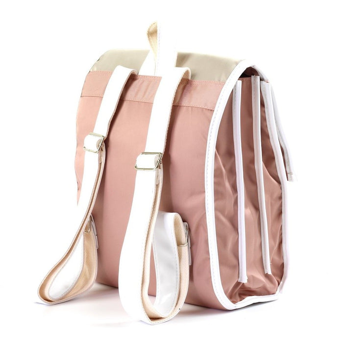 Stylish Laptop Backpack for Work & Uni - Two-Tone Elegance in Three Colors