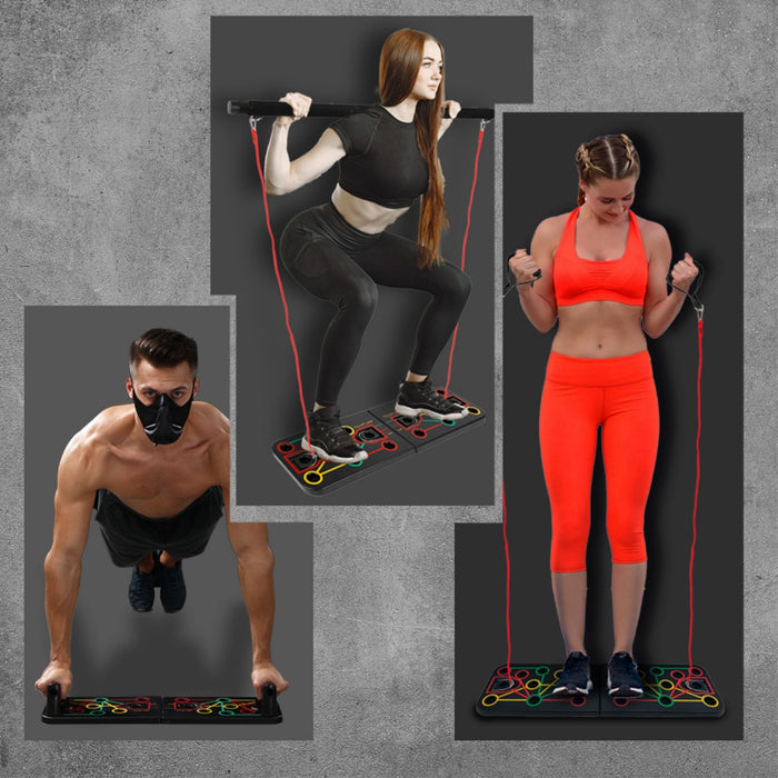 9 in 1 Push Up Rack Board System