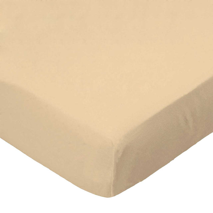 SheetWorld Fitted Bassinet Sheet - 100% Cotton Woven - Solid Peach