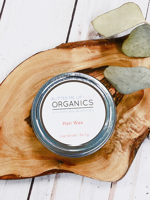 Organic Hair Wax for Babies, Children, and Adults - with Olive Oil and Beeswax