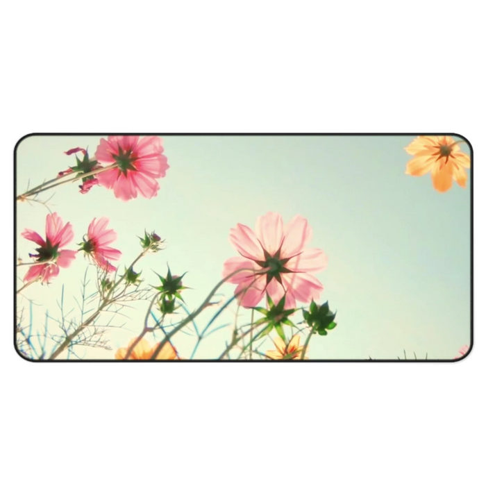 Flowers In The Field Desk Mat: Elevate Your Gaming and Workstation Aesthetics