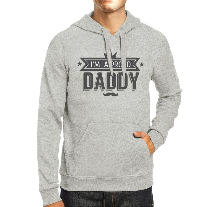 Vintage Grey "Proud Daddy" Hoodie