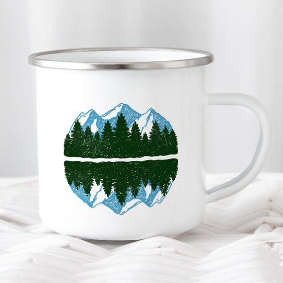 Mountain Mug Enamel Mug