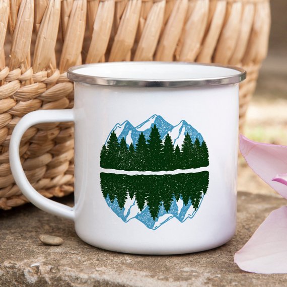 Mountain Mug Enamel Mug