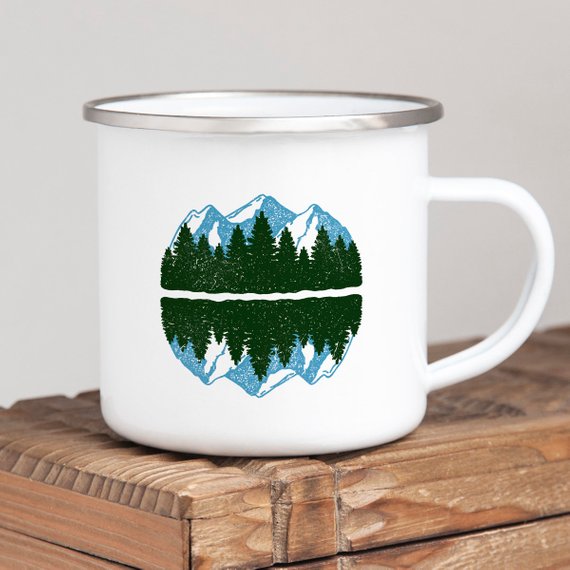 Mountain Mug Enamel Mug