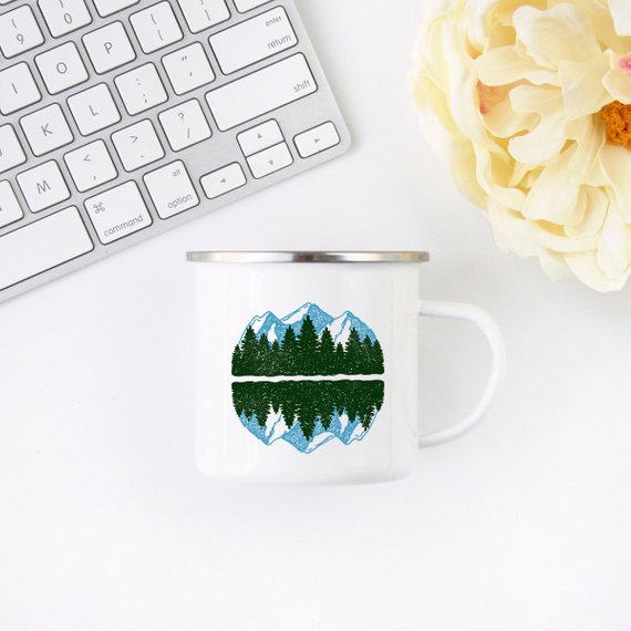 Mountain Mug Enamel Mug