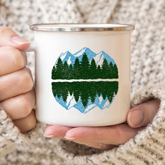 Mountain Mug Enamel Mug