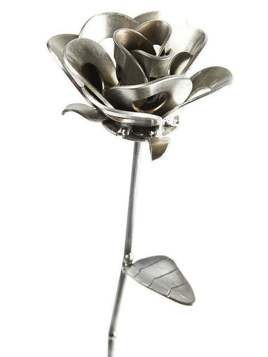 Original Immortal Rose, Recycled Metal Rose, Steel Rose Sculpture,