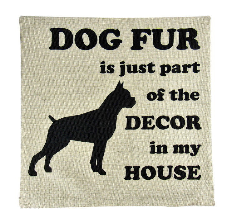 Dog Fur | Pillow Cover | Dogs | Home Decor | Dog Mom | Boxer Dog | Dog