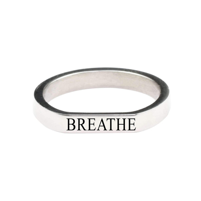 Breathe Comfort Fit Flat Ring - Hypoallergenic Design with 4mm Face Width