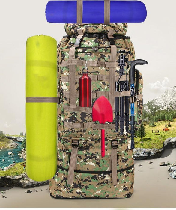 100L Large Capacity Waterproof Outdoor Backpack