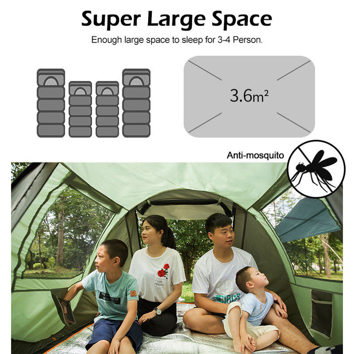 Large Capacity Automatic Pop-Up Camping Tent