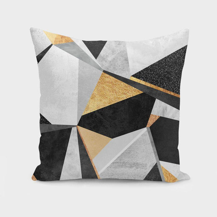Geometry Gold Cushion/Pillow Cover