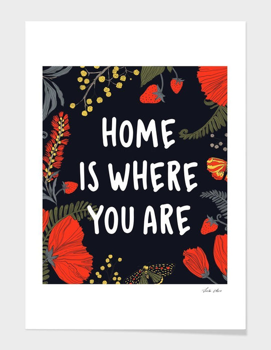 Home is where you are  Cushion/Pillow